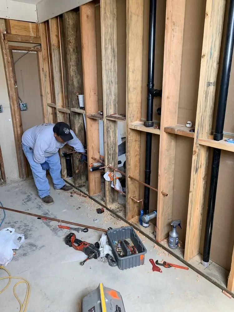 Commercial rough-in plumbing for Water Heater Replacement in Acworth
